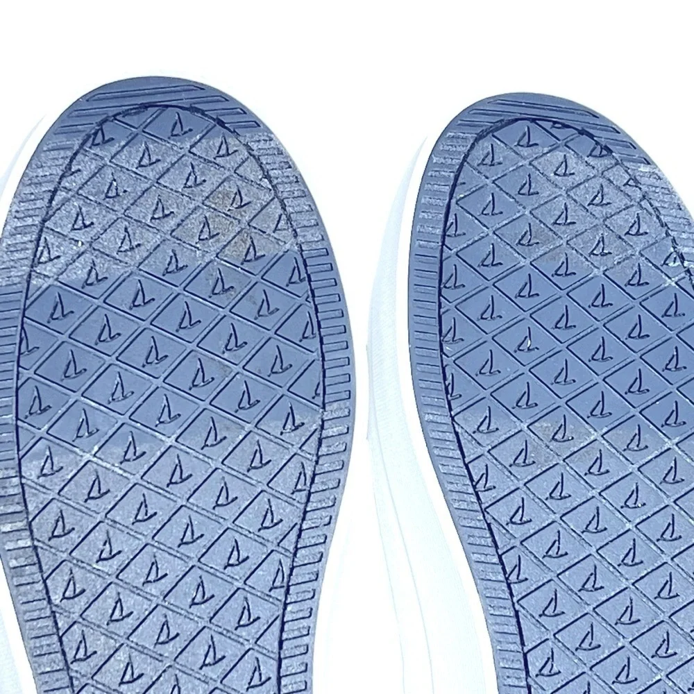 SPERRY Top-Sider Crest Ridge Navy White Lace-Up Sneakers Women's Size 9